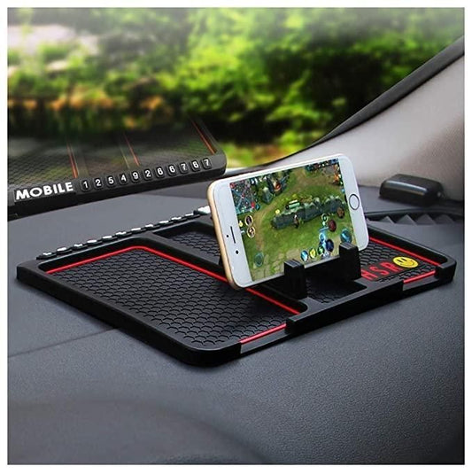 Multifunction Phone Holder Anti-Slip Silicone Pad and Car Mobile Holders for Car Dashboard