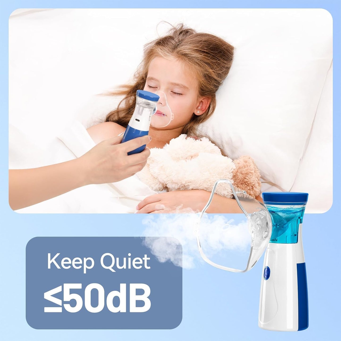maxMED Portable Rechargeable  Mesh Nebulizer Machine